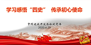 mg冰球突破十大平台建设开发总公司党委召开庆祝建党99周年  暨党委理论学习中心组网络学习会